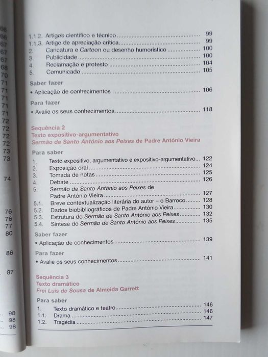 Livro de apoio escolar, Português, de Alice Amaro, 11º ano