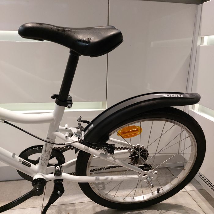 Rower Decathlon rower Riverside 20 calowy biały