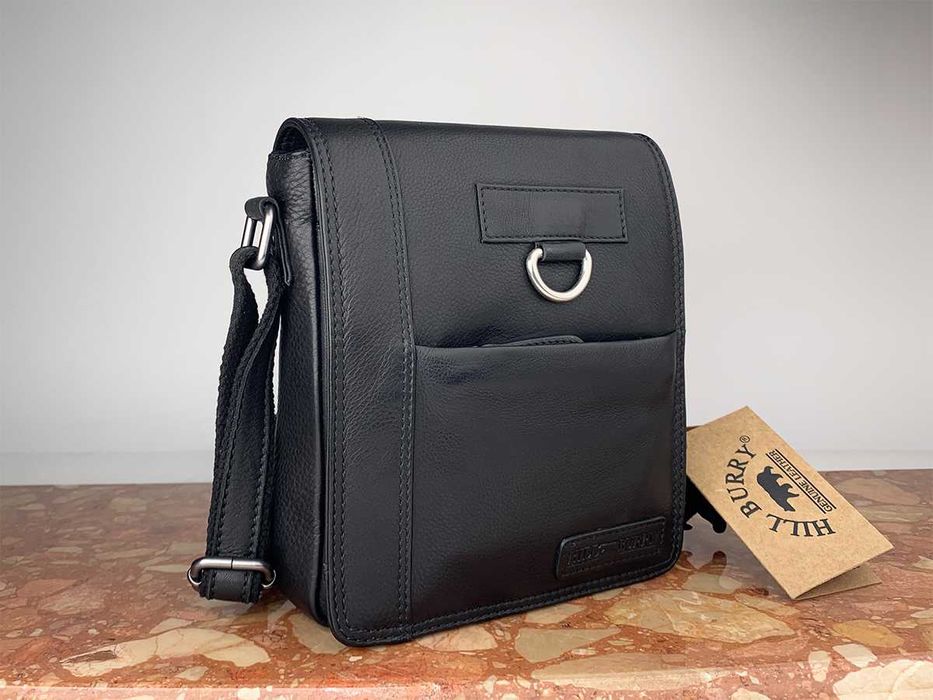 Сумка мужская кожаная Hill Burry 3057 Германия, сумка чоловіча шкіряна