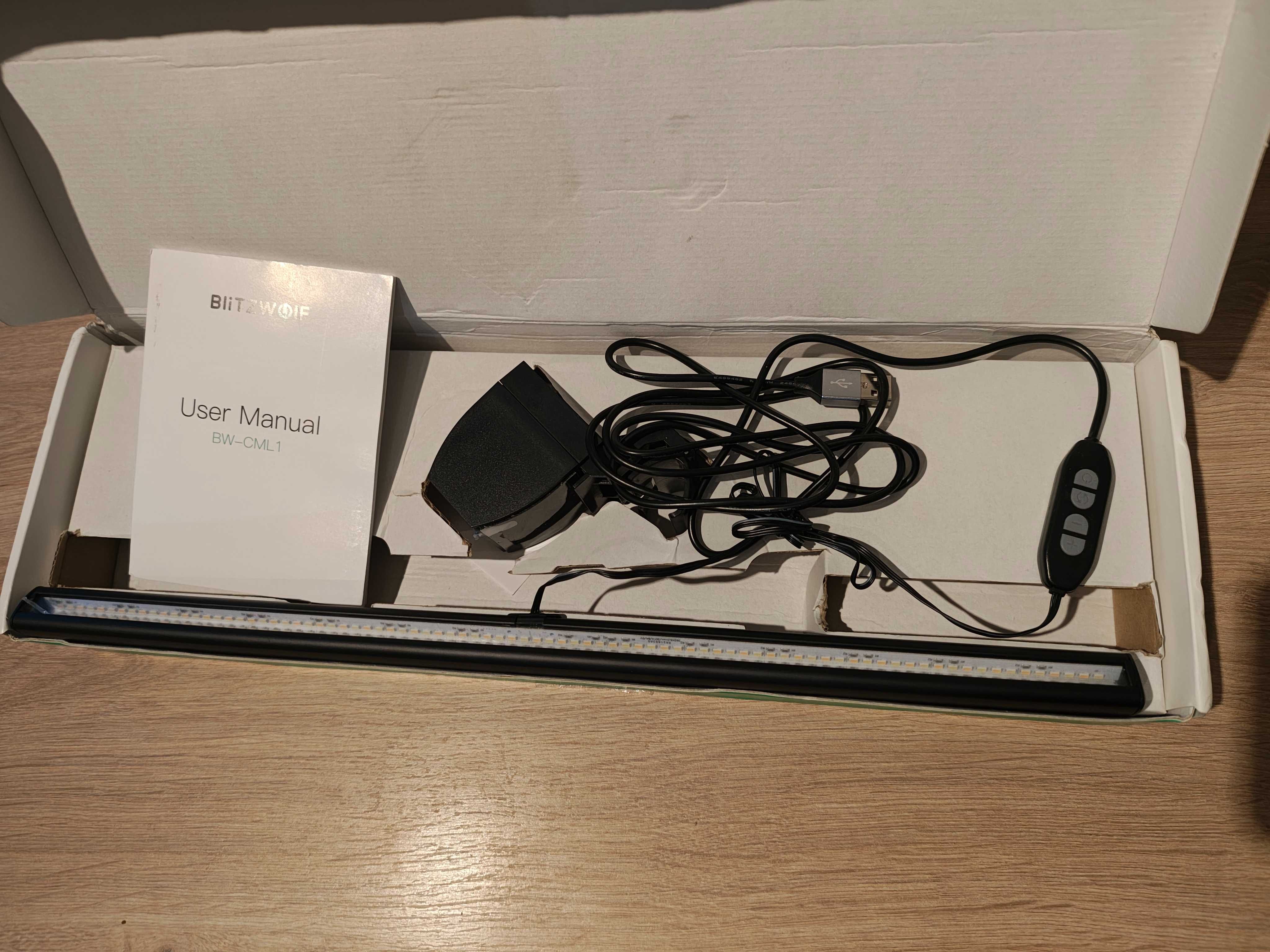 Lampa Blitzwolf BW-CML1 na monitor