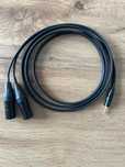Kabel Jack Mały - XLR 2m Sommer, Neutrik