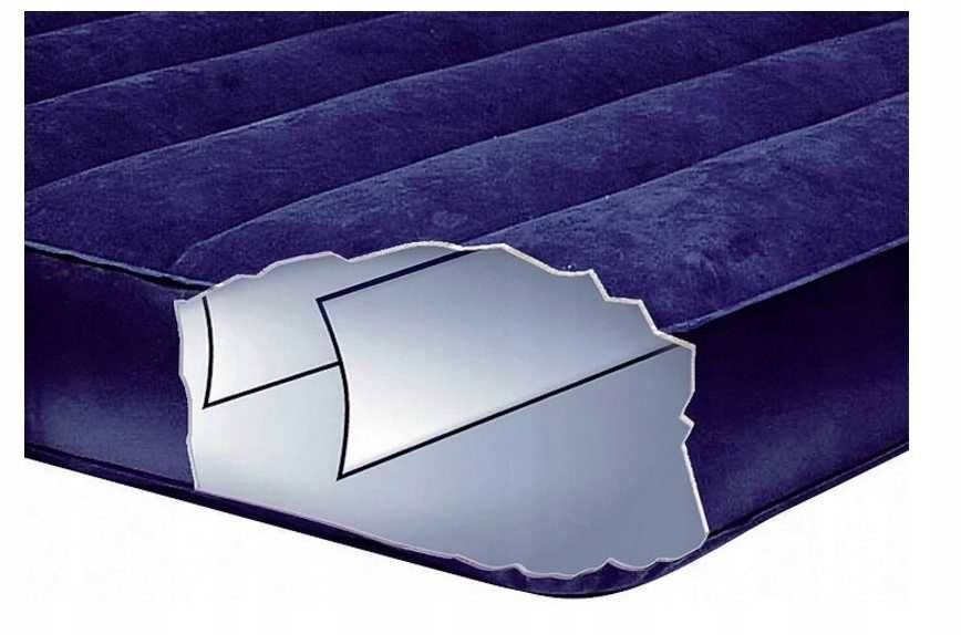 NOWY MATERAC dmuchany DWUOSOBOWY Intex 137 x 191 x 25 cm | Dla 2 osób