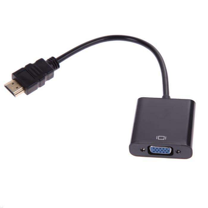 Conversor Adaptador HDMI para VGA com áudio