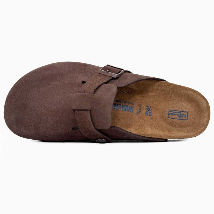 Капці Birkenstock Boston ALL Brown premium клоги