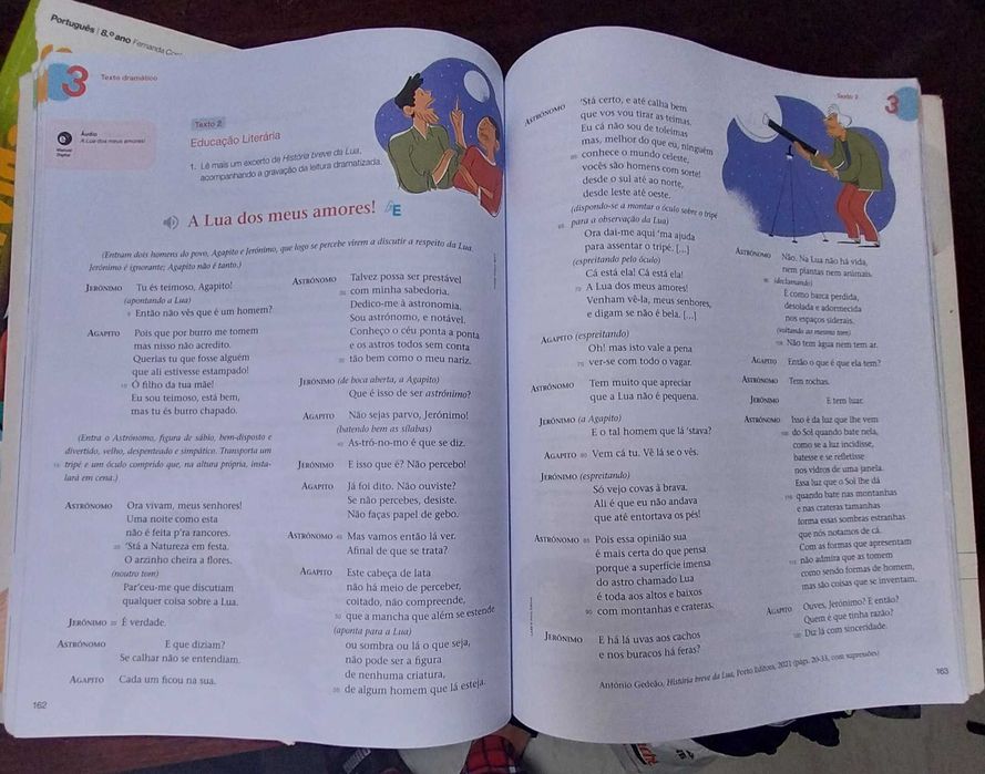 Manual e Caderno de Atividades Livro Aberto 8