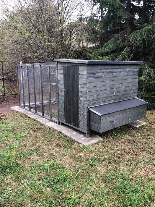 Kurnik na 30 kur ocieplony z wolierą