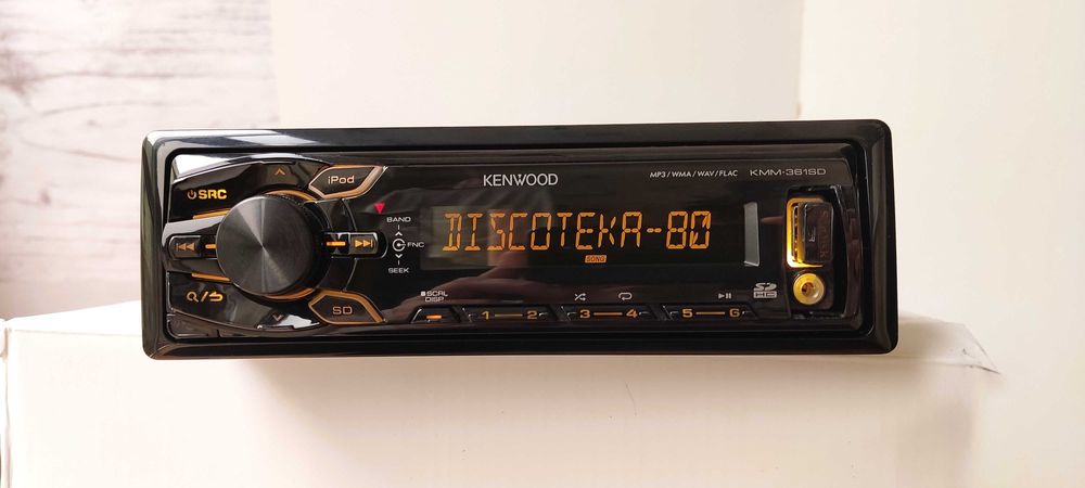 Kenwood KMM-361SD с Bluetooth RGB MOSFET 4x50 магнитола - оригинал!