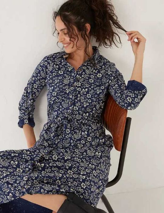 Натуральное хлопковое платье fat face