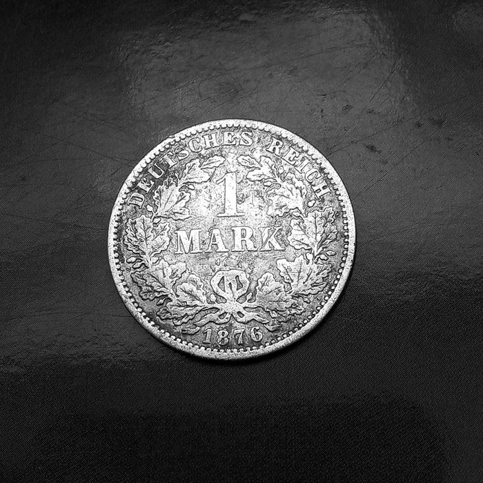 1 Марка 1876р(J). Срібло-900°. Німеччина.