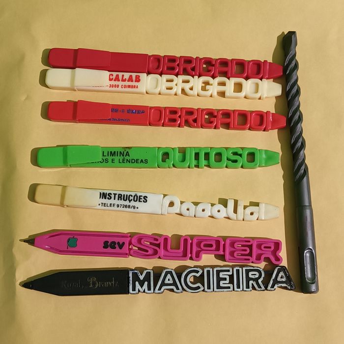 Canetas esferográficas raras antigas