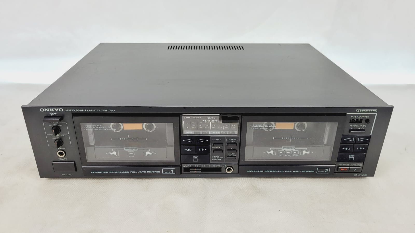 Magnetofon TA RW90 Onkyo Najwyższy model auto reverse Dolby B C deck