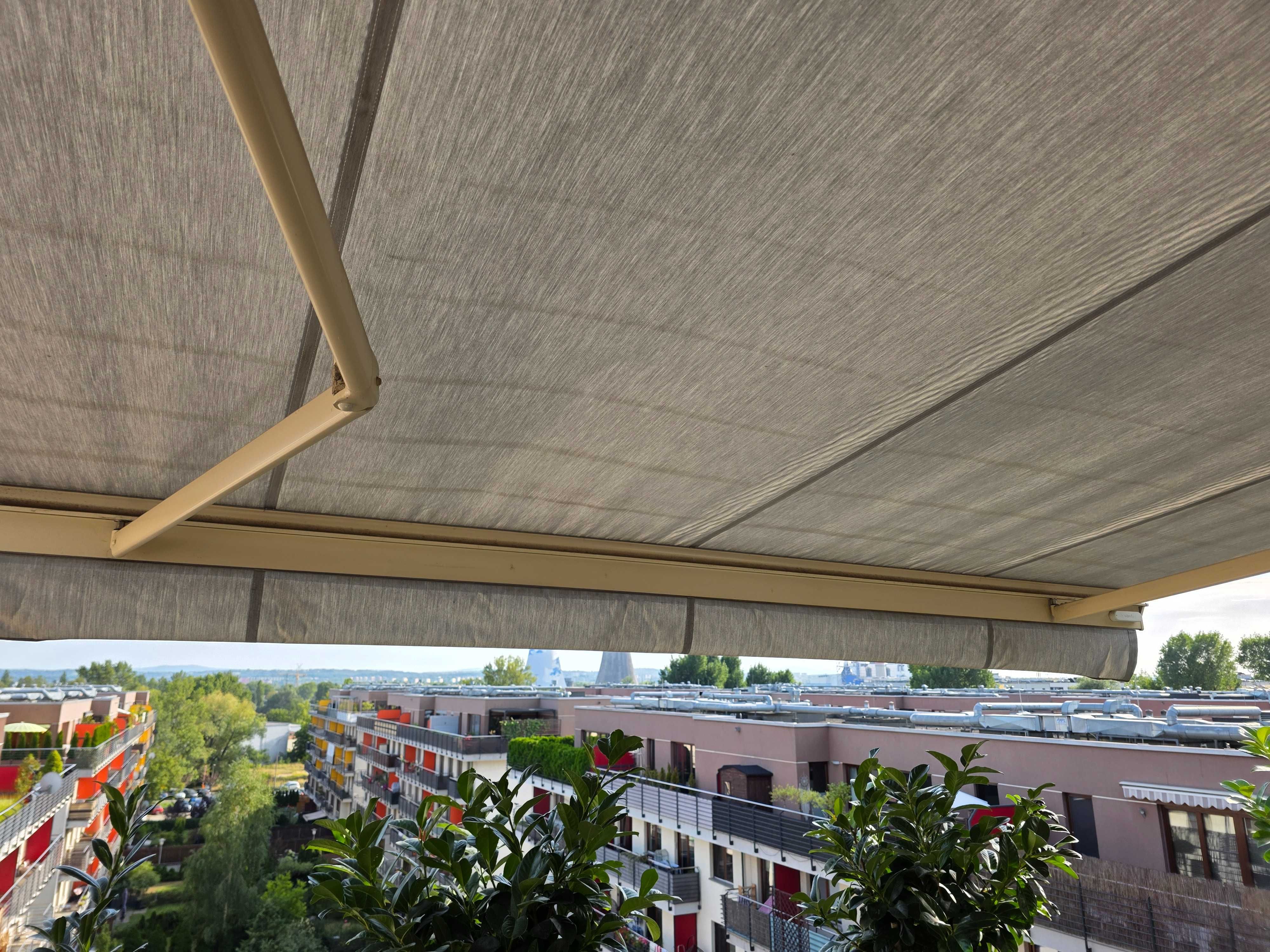 Markiza PALLADIO 4m x 2,6m, silnik elektryczny Somfy, czujnik wiatru