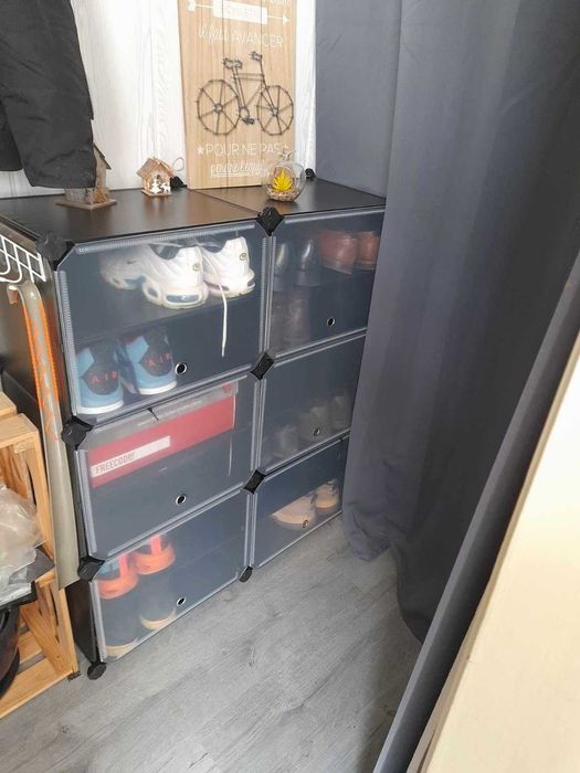 Organizer do przechowywania butów NOWY, modułowy do salonu sypialni