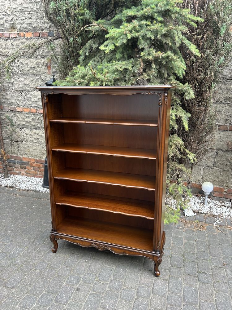 Stylowy Regał Ludwikowski Warrings Biblioteka Kredens Po Renowacji