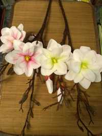 Magnolia gumowa gałązka, sztuczne kwiaty