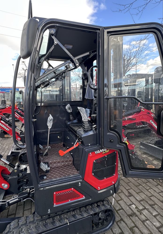 NOWA Minikoparka Kingway Yama H12K JOISTICKI Ramię SKR 3 ŁYŻKI 1200kg