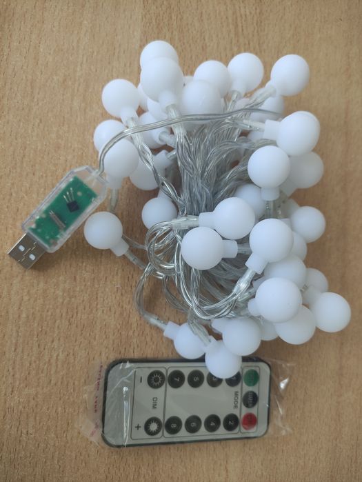 LED гирлянда ретро кульки батарейки,usb 1.5,3,5,6,10м, смарт, пульт ДУ