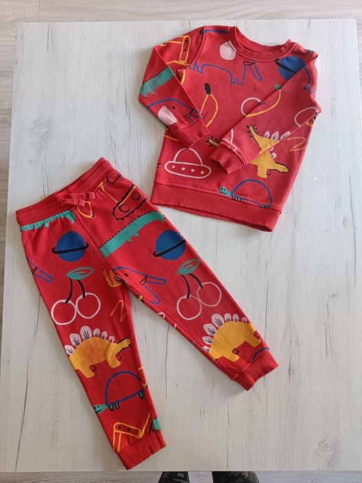 Komplet dresowy chłopięcy George 98-104 cm, bawełna, dinozaury