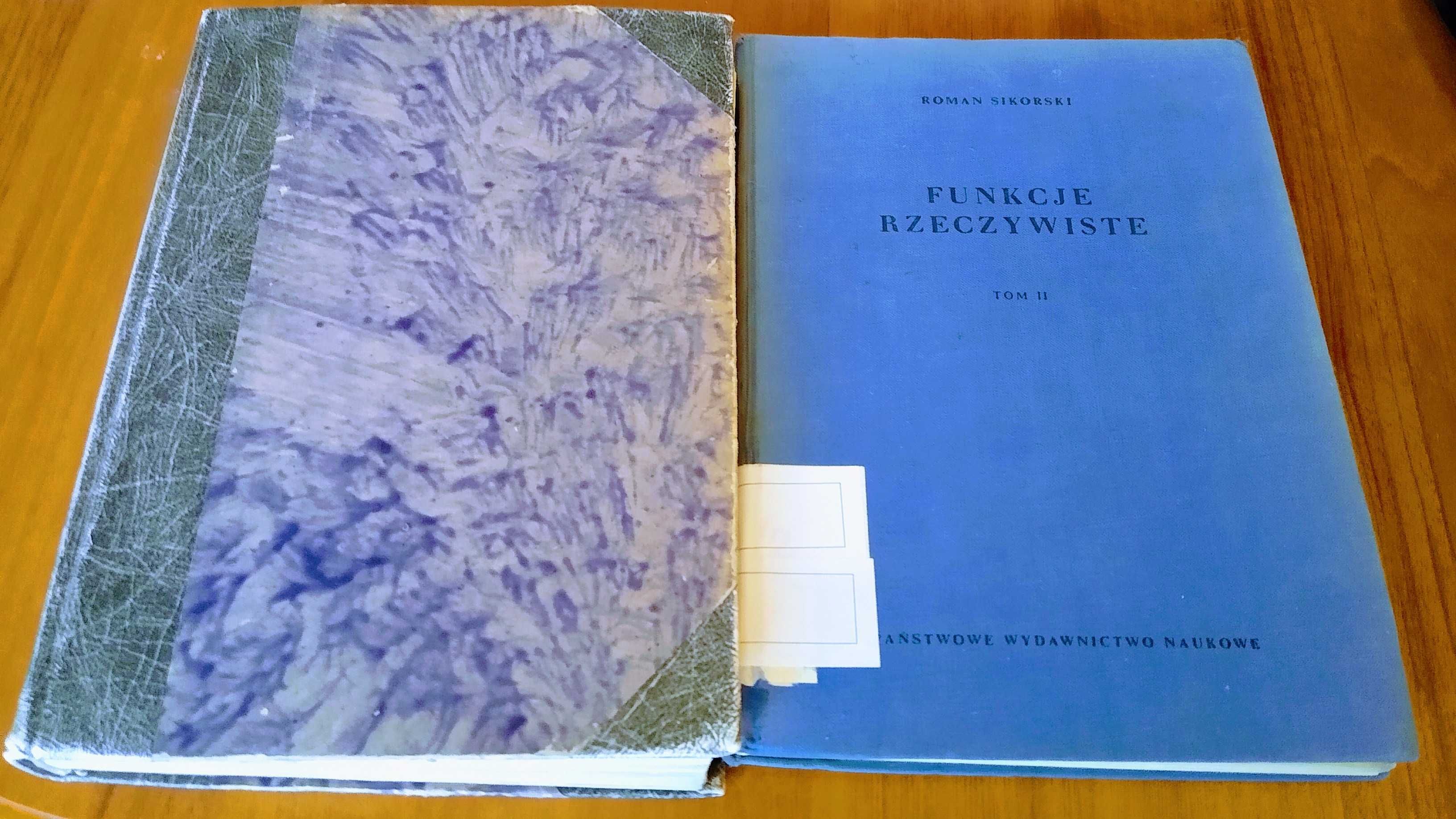 Funkcje rzeczywiste Tom 1, 2  Monografie Matematyczne 35 37 Sikorski