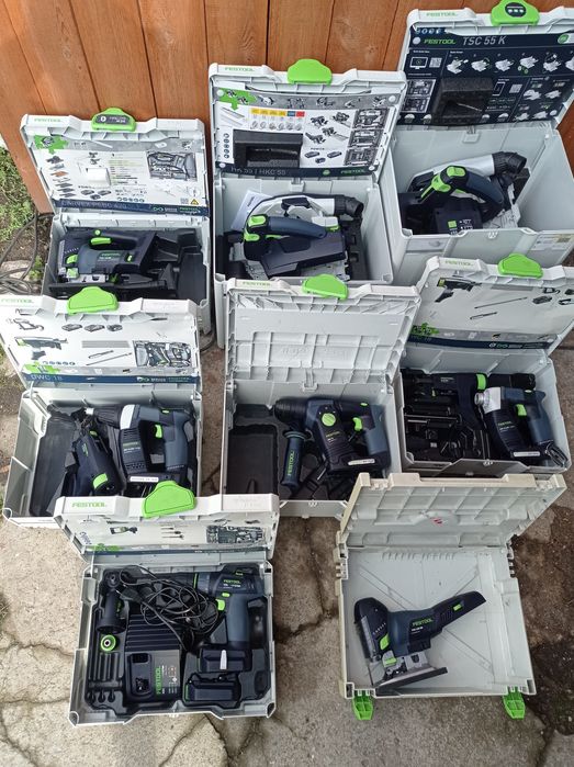 Frezarka do renowacji SAF750 oraz inne narzędzia Festool