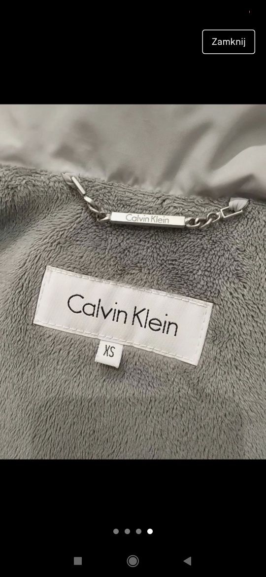 Kurtka puchowa zimowa Calvin Klein xs