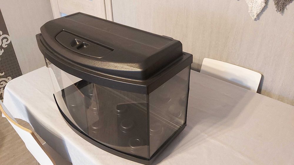 Akwarium 56l jak nowe, pełen zestaw, LED, aranżacja i sprzęt