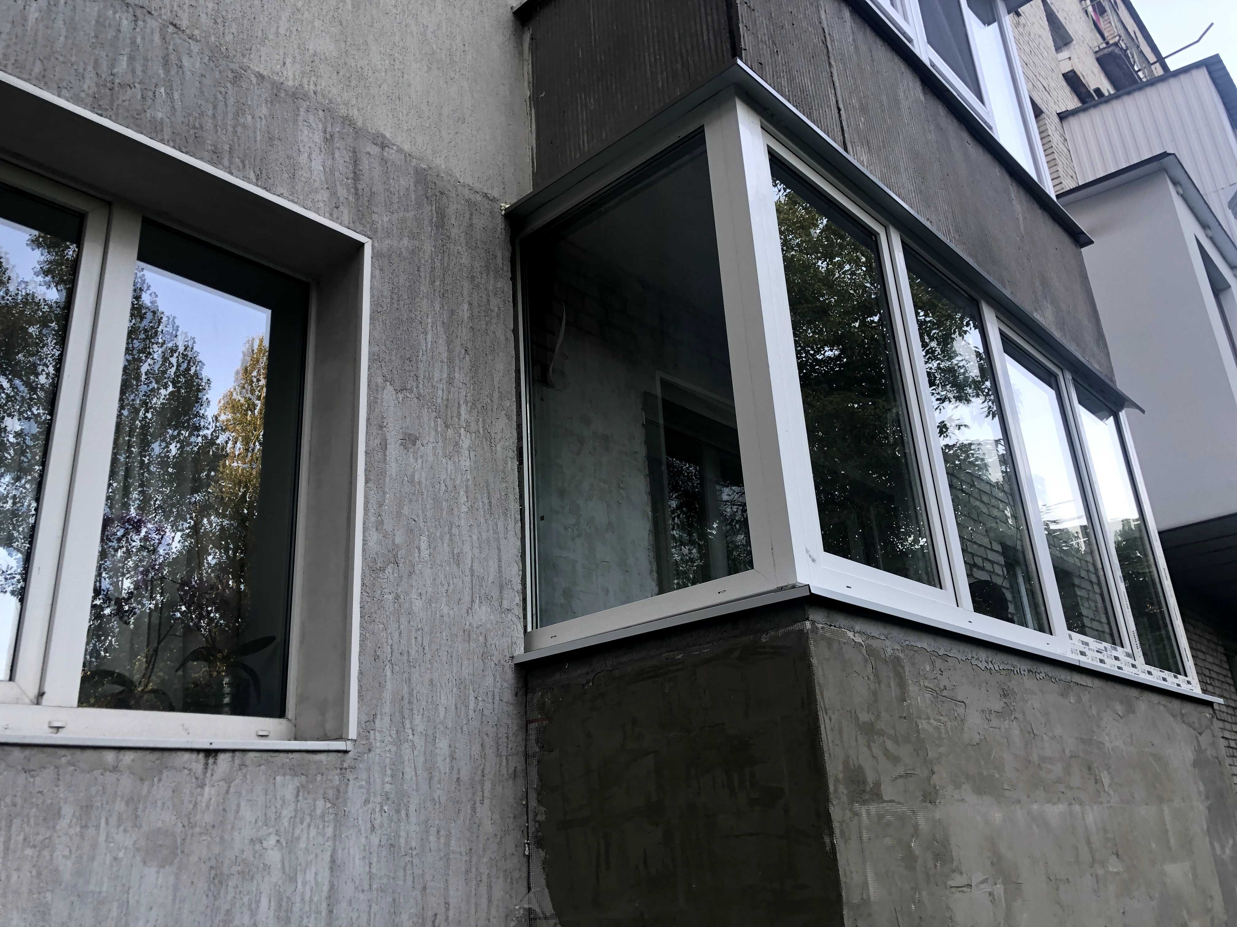 Балкони Вікна Двері Розсувні Системи Металопластикові та Алюміній