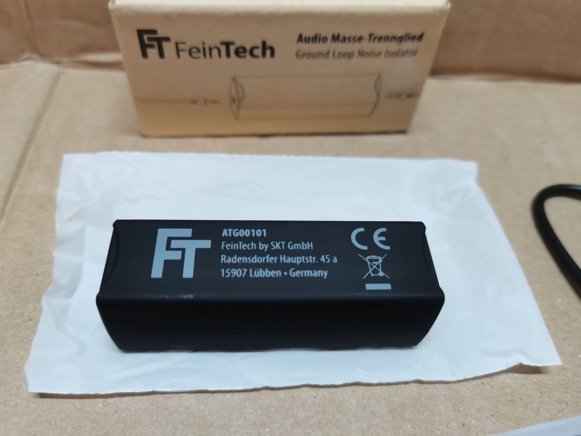 FeinTech ATG00101 rozdzielacz masowy audio filtr prądowy, gniazdo 3,5