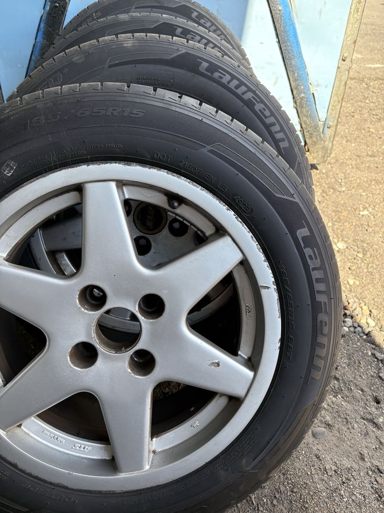 Felgi aluminiowe ATS 15” 4x100 z oponami letnimi Laufen 185/65