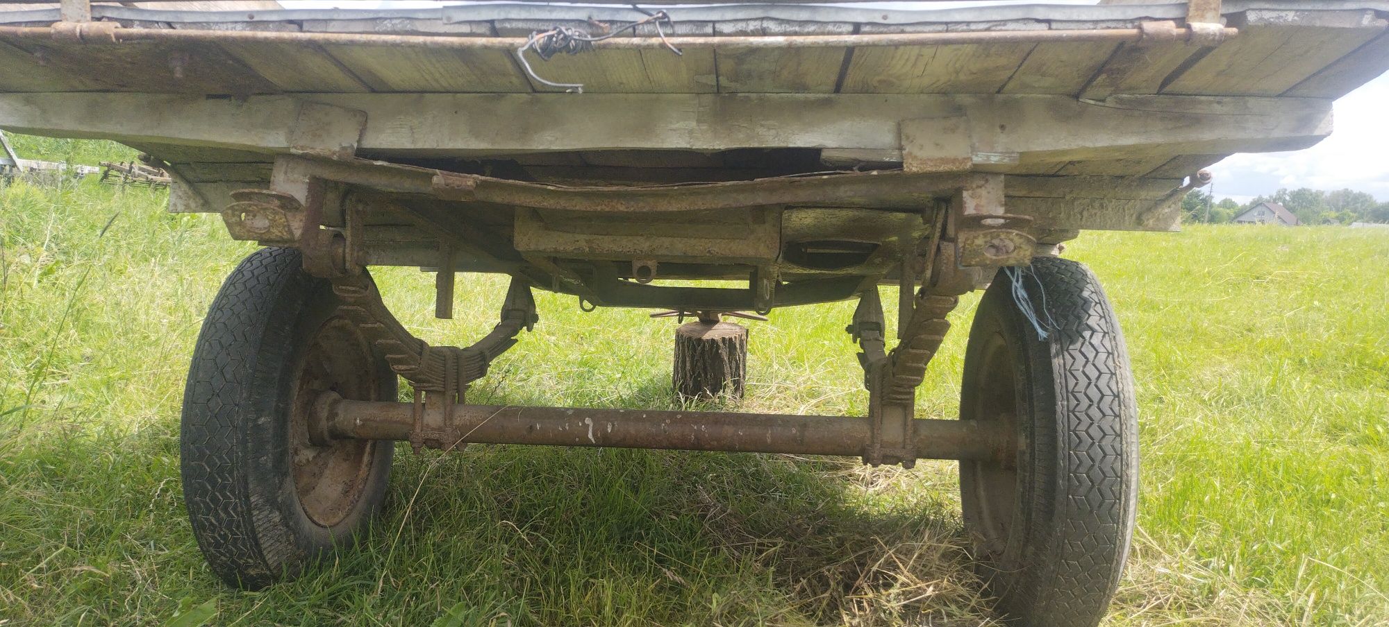 Прицеп до трактора, причіп для китайця