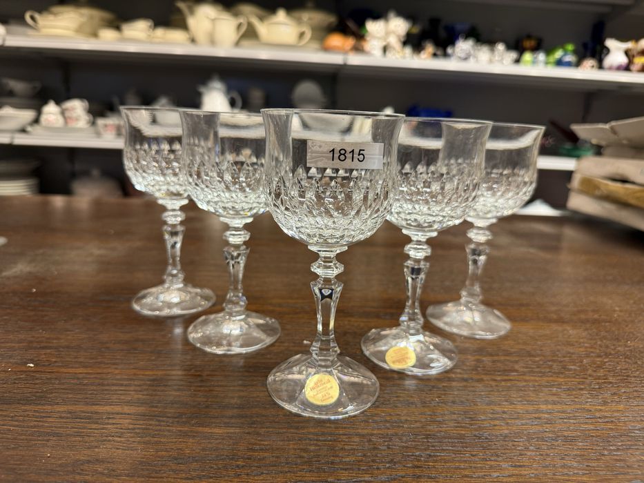 BleikristallKieliszki kryształowe na nodze zestaw 5 plus 1 1815