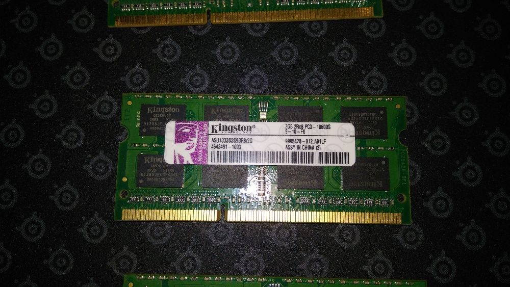 6 GB de Memória Ram kingston DDR3 10600S