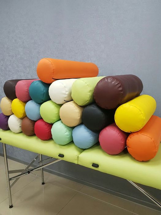 Массажный валик, полувалик, подголовник, подушка, подкова, бублик