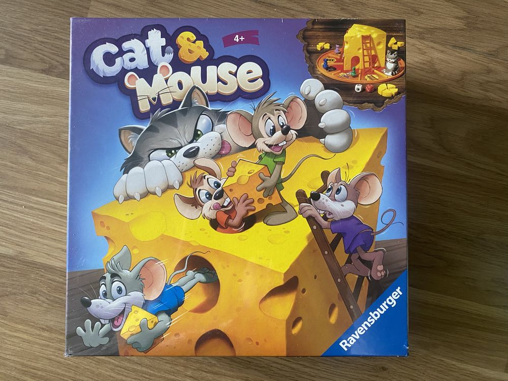 Ravensburger Cat and mouse Кіт та мишенята Полювання на сир Кот Макс