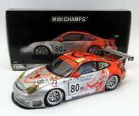 Miniatura Minichamps 1/18 Porsche 911 996 GT3 RSR #80 24H LM 2006