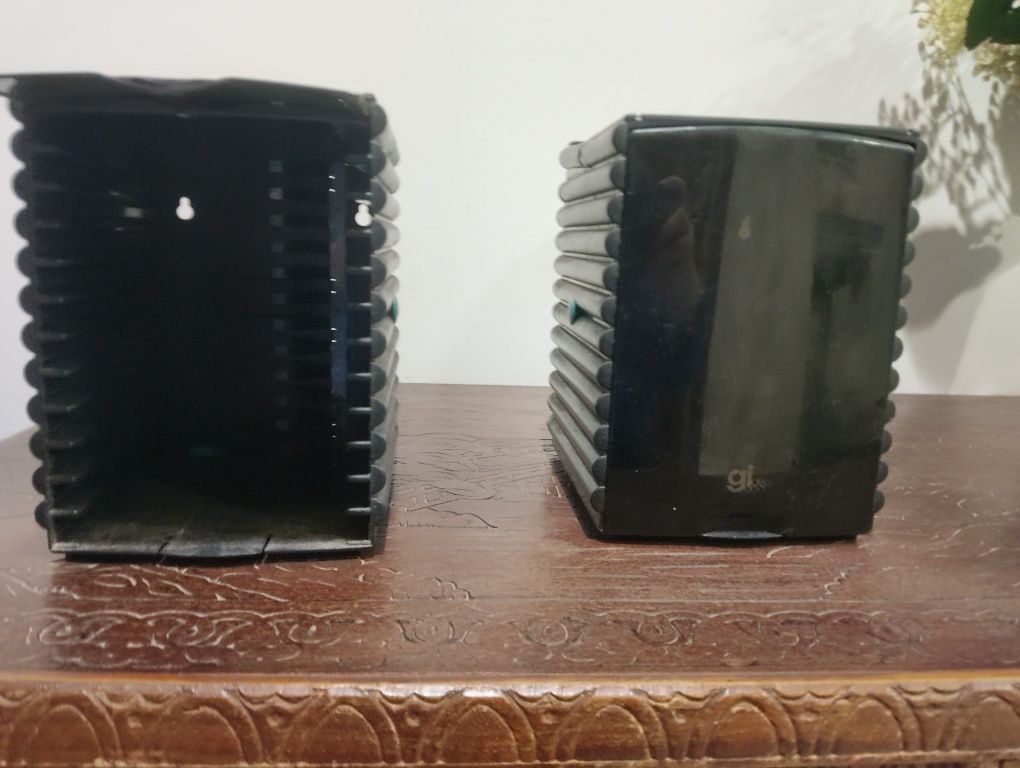 Porta cd's preto