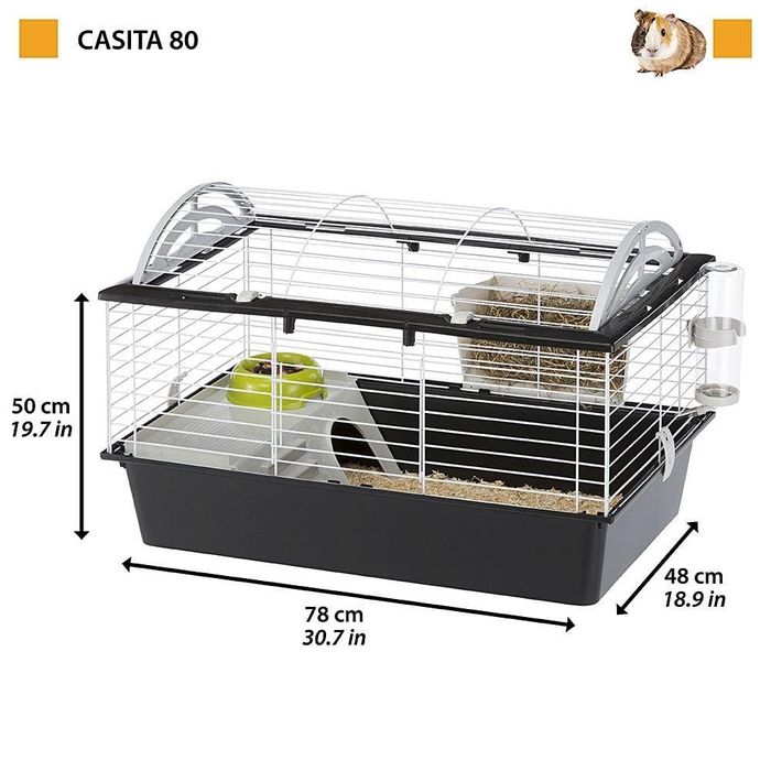 Большая клетка  CASITA 80 см (полный набор ) для кроликов,хорьков…