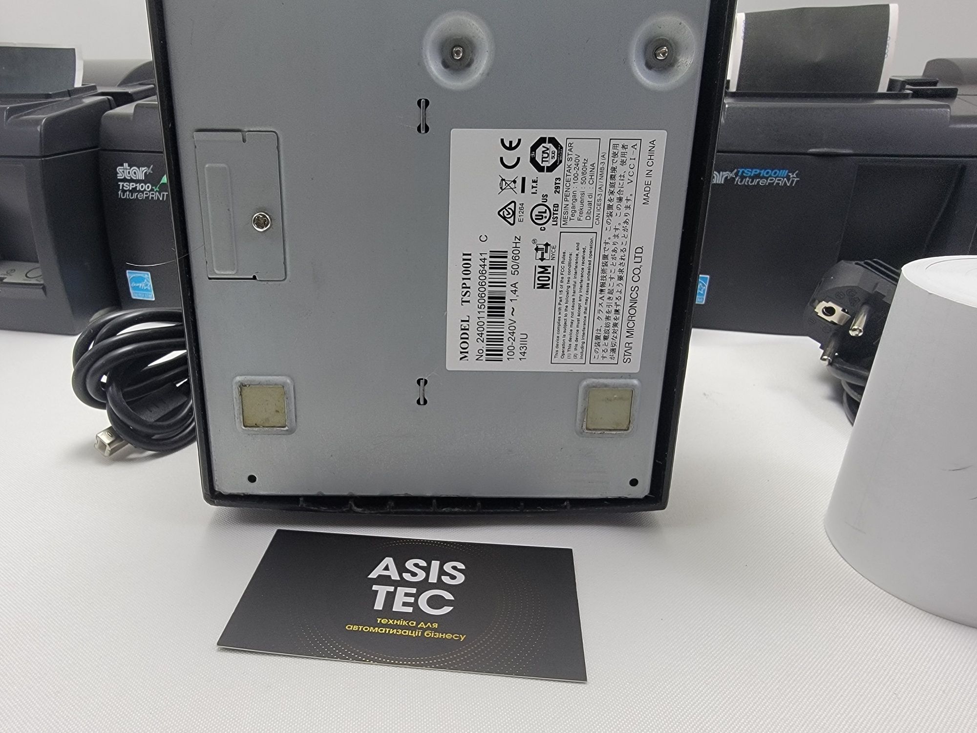 STAR TSP100 принтер чеків 58/80мм USB чековий автообрізка 180мм/с
