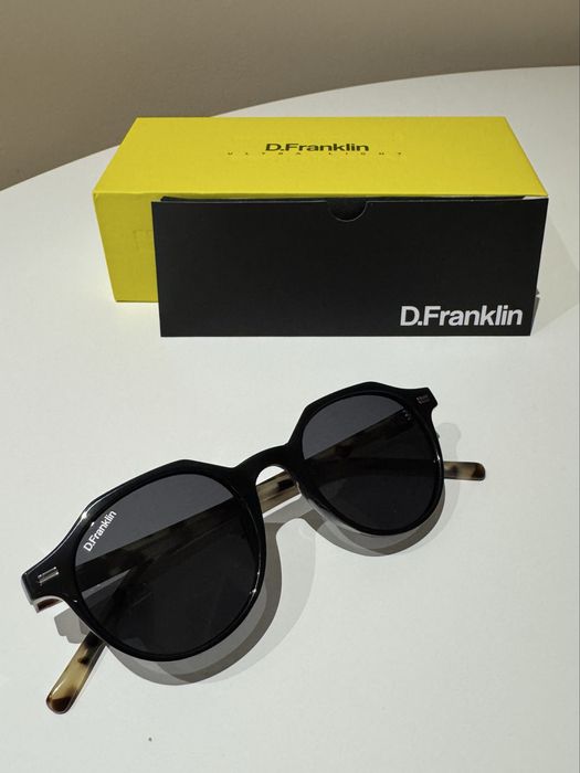 Nowe okulary przeciwsłoneczne D.Franklin damskie męskie + etui