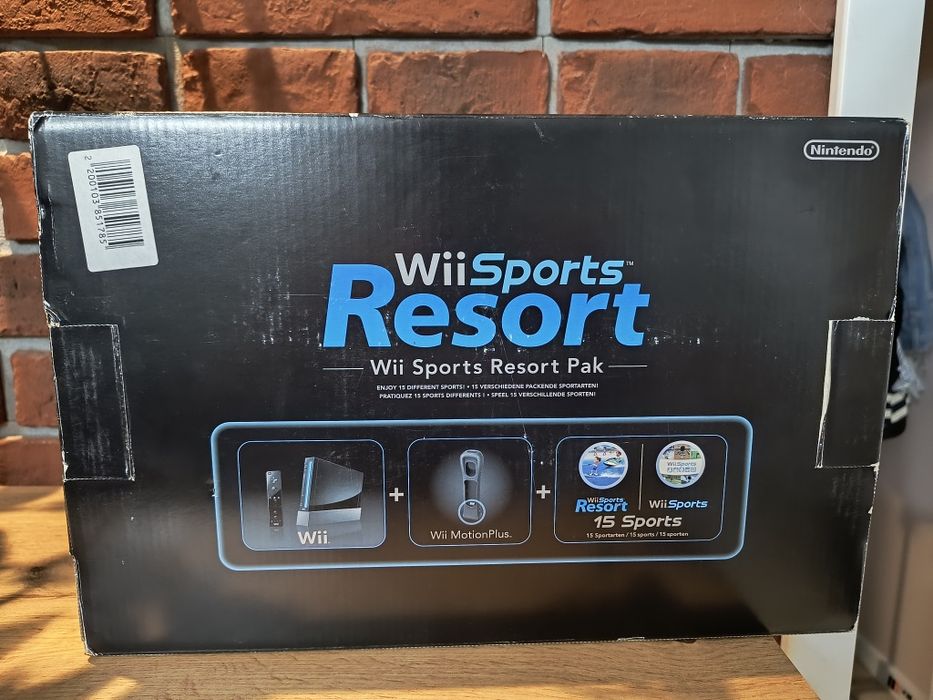 Nintendo Wii BOX przerobiona dysk 128GB zestaw
