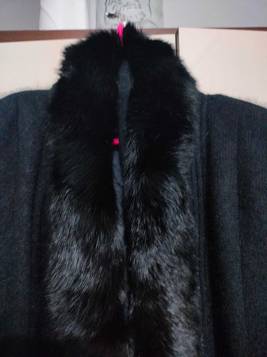 Cudowna Kurtka włoska Lis Angora