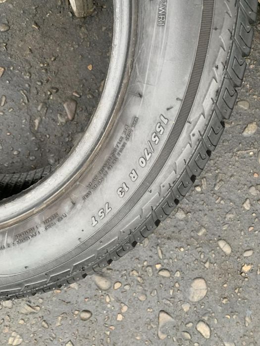 Шини 155/70 R13 пара Apollo 2020p літо 7мм