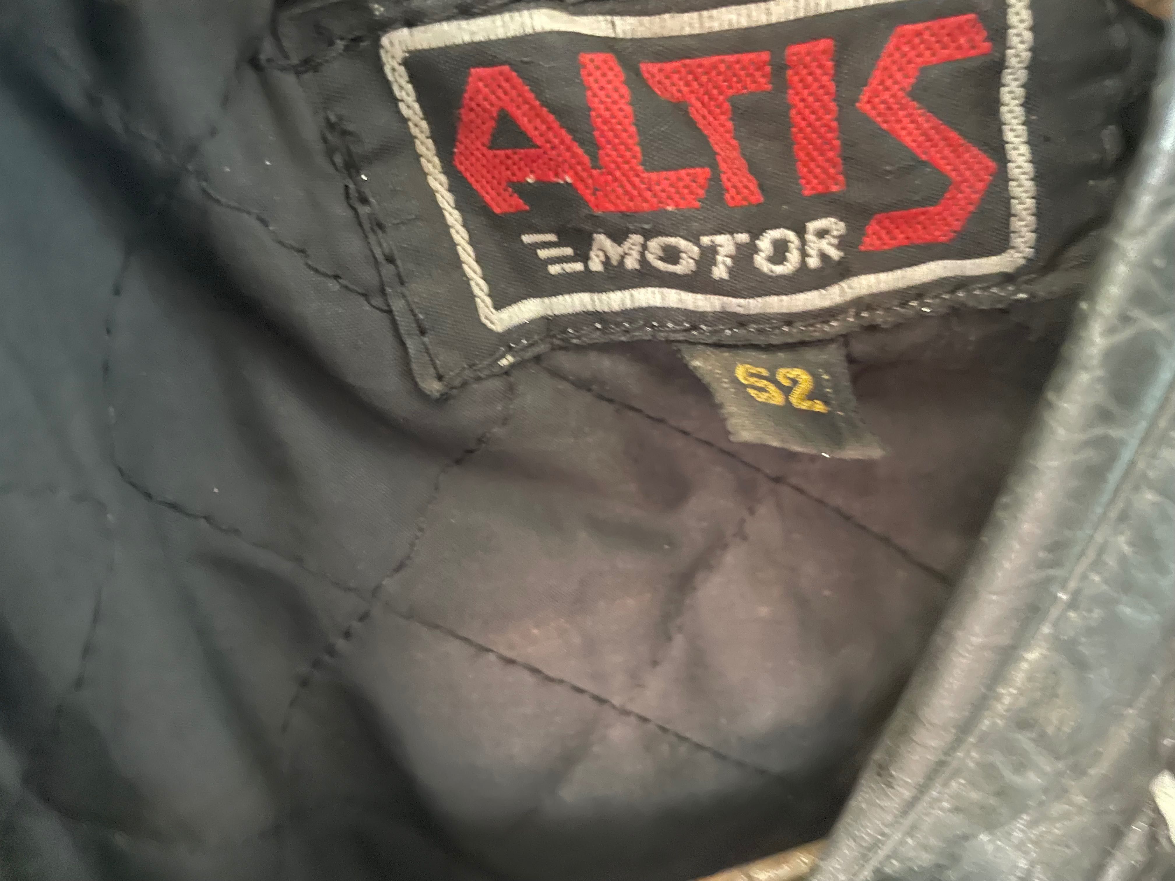 Casaco motard em pele Altis   novo