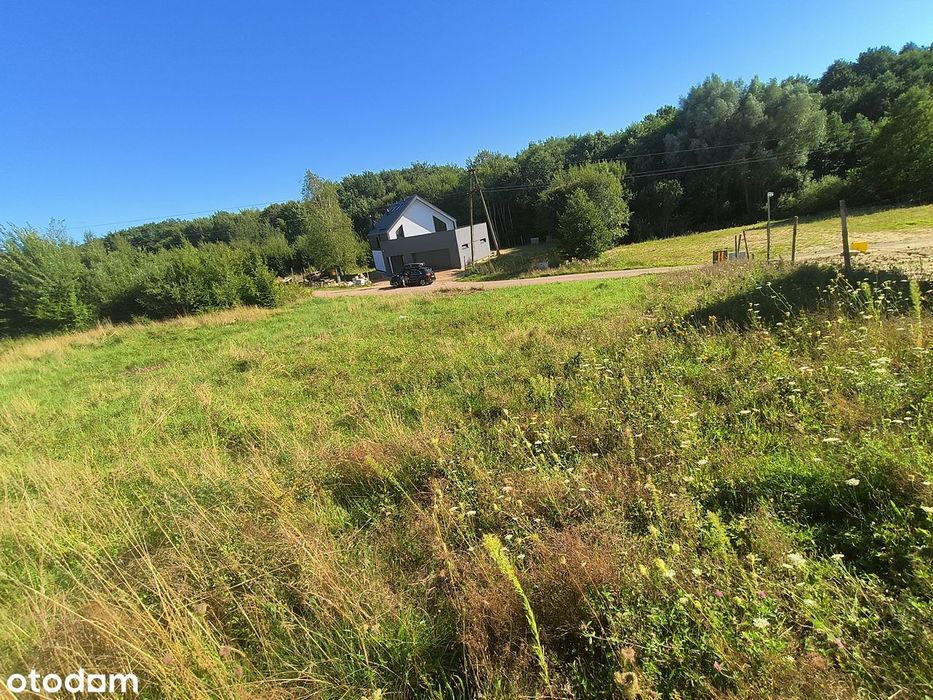 Działka na osiedlu w otulinie lasu