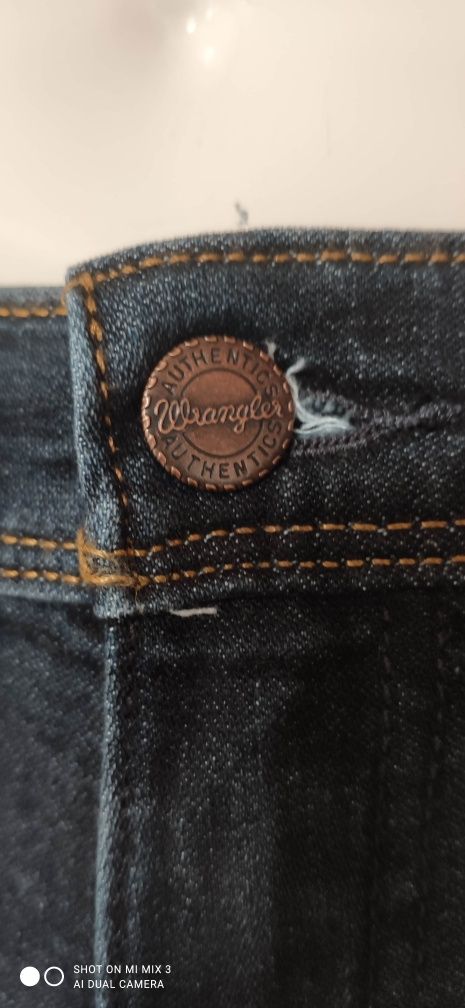 Wrangler Texas Straight Electric Rodeo męskie jeansy rozm 35/34