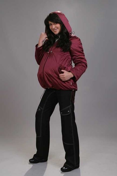 Куртка для беременных / вагітних чорна нова Україна Демісезон р.50