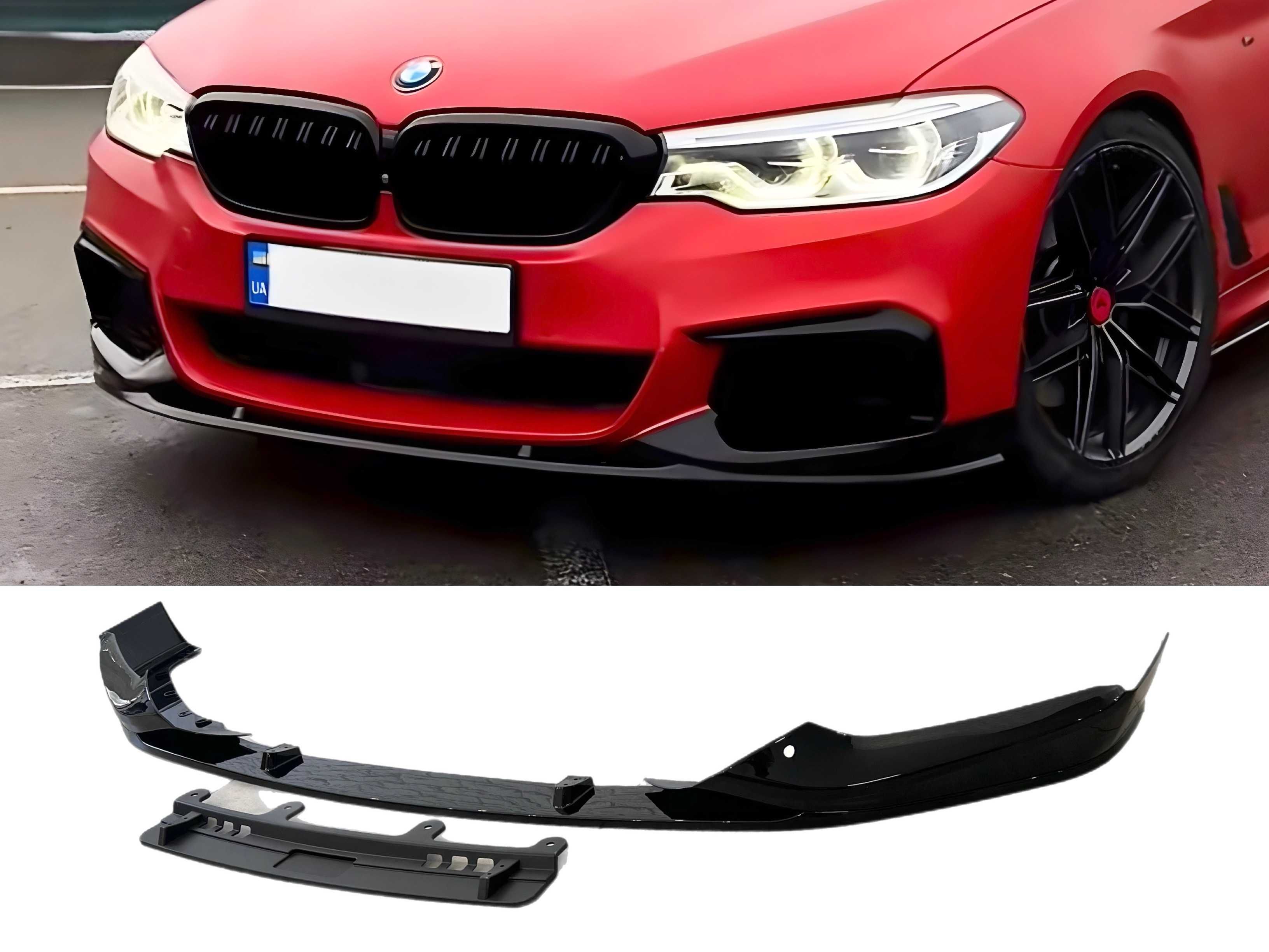 Сплитер губа G30 BMW накладка бампера юбка BMW 5 G30 G31 г30 2017-2023