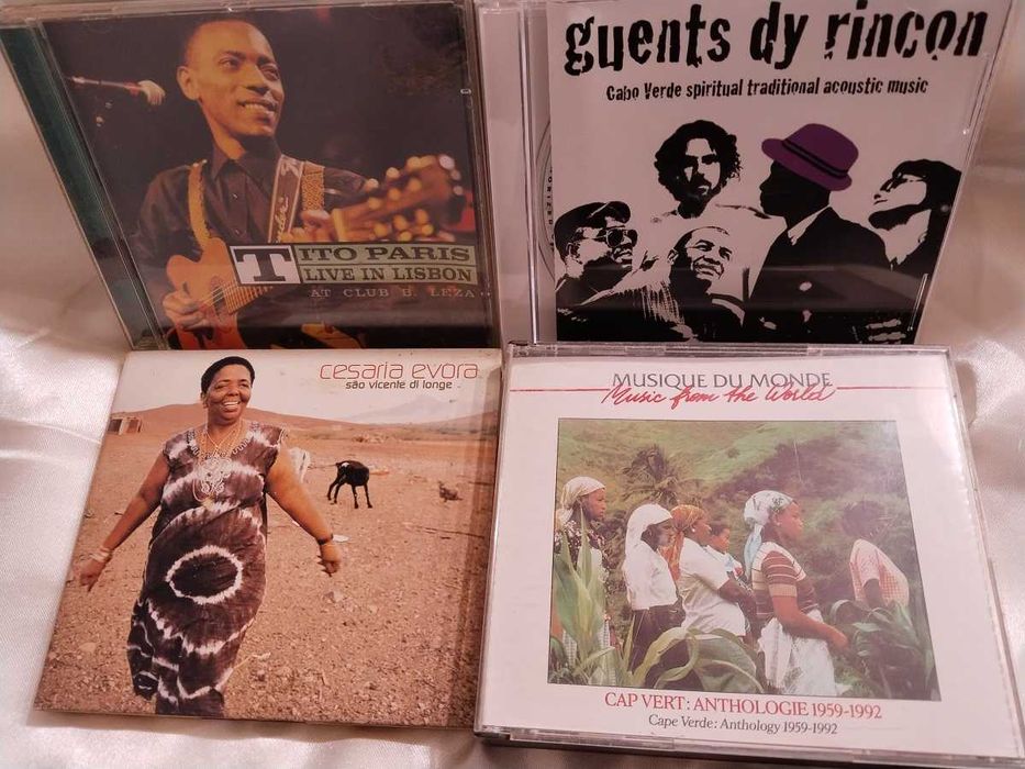 5 CDs • Raros • Cabo Verde - Cesária Évora, Tito Paris, Etc.