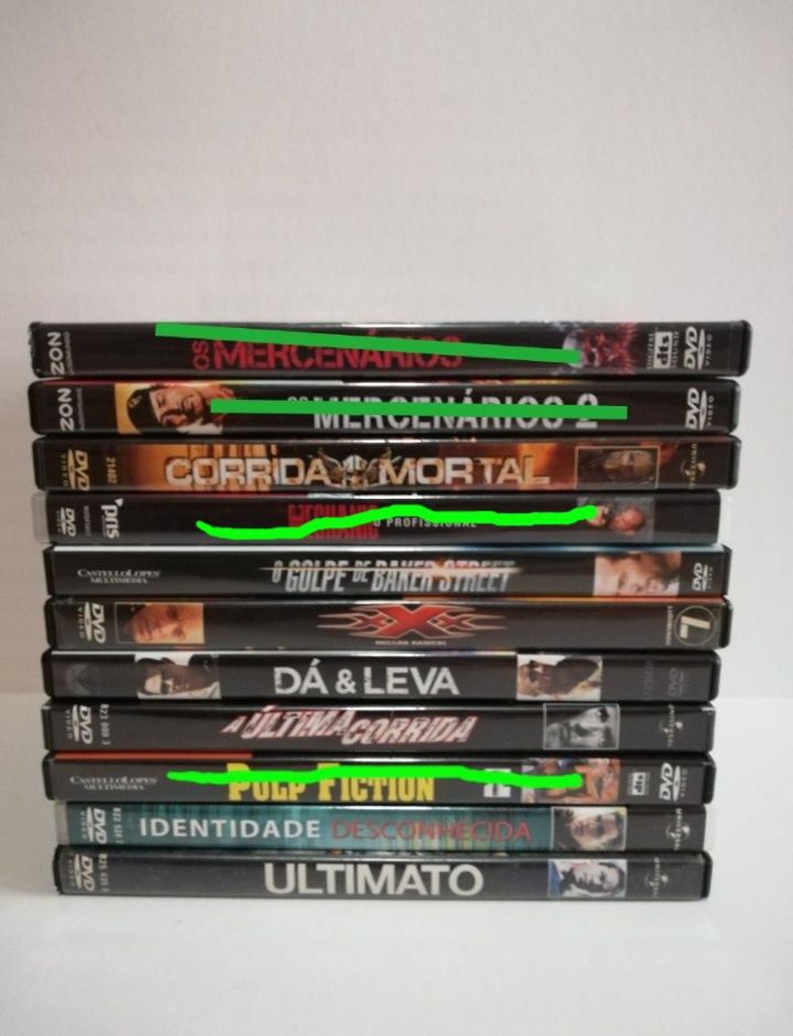 DVDs Ação [vários]