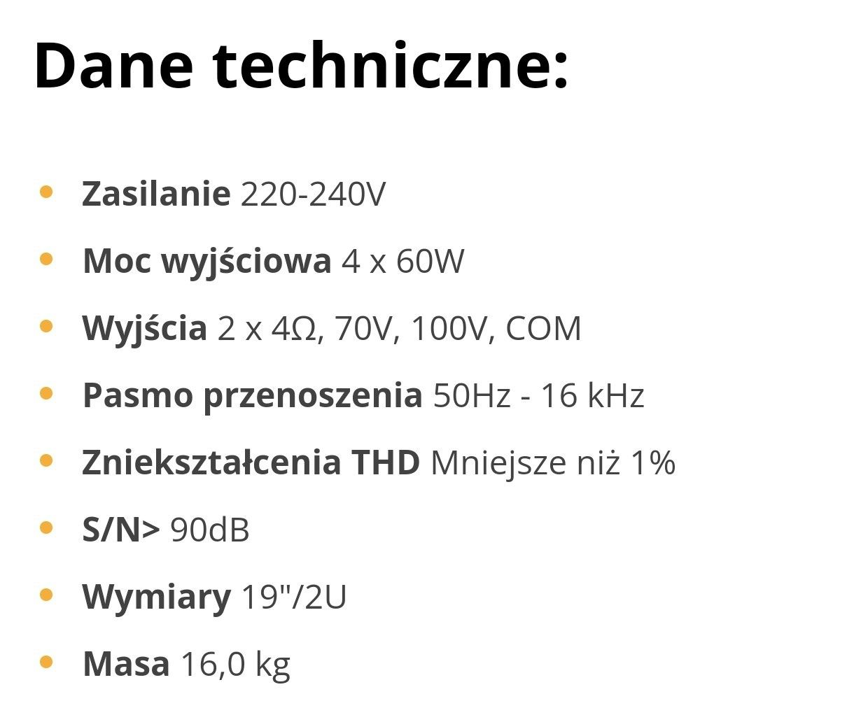 Wzmacniacz audio ITC T-4S60